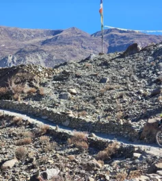 Biking in the offroad hills